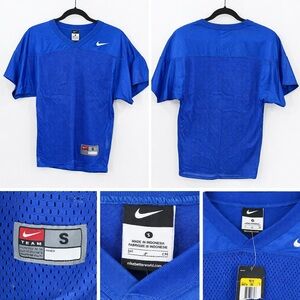 Nike Youth Small Blue Mesh Football Jersey Boys S NWT Athletic Top